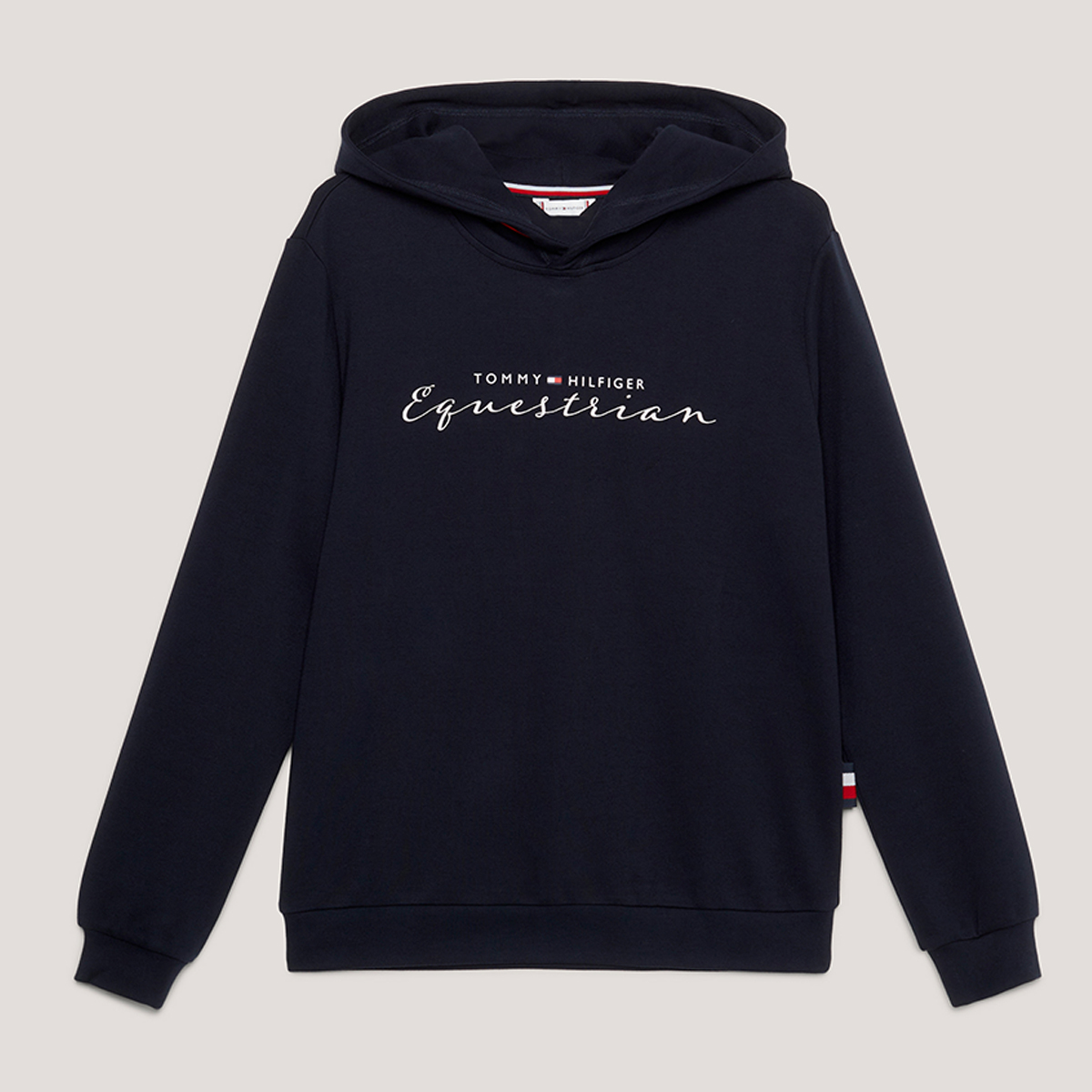 Hoodie Tommy Hilfiger Metallic Logo Graphic Donkerblauw, XS in donkerblauw