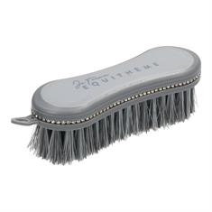 Hoofdborstel Equithème Je t'aime Strass Grijs