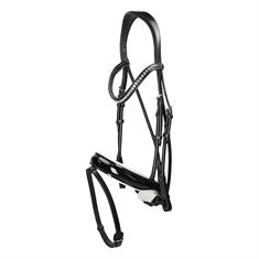 Hoofdstel Anky Anatomical Shaped Noseband Zwart-wit