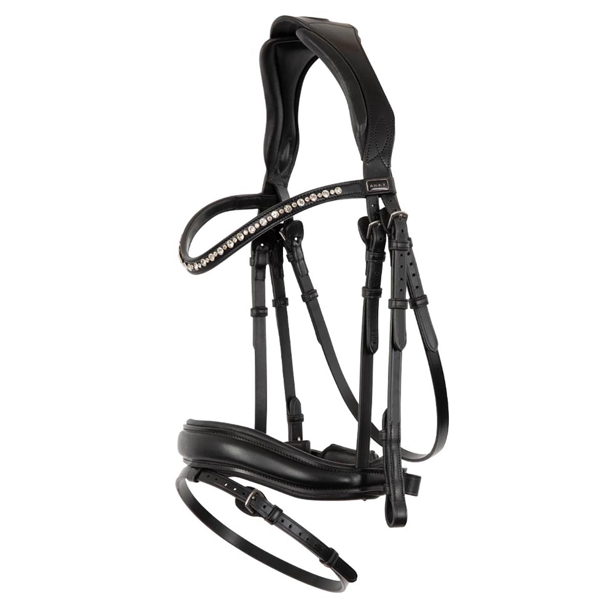 Hoofdstel Anky Comfort Fit Pullback Noseband Zwart, PAARD in zwart