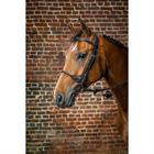 Hoofdstel D Collection by Dy'on Leather Covered Rope Noseband Zwart