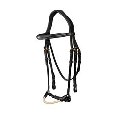 Hoofdstel D Collection by Dy'on Rope Drop Noseband Zwart