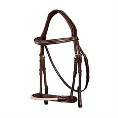 Hoofdstel D Collection by Dy'on Rope Noseband Bruin