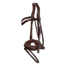 Hoofdstel Dy'on DRC Matte Medium Crank Noseband Bruin