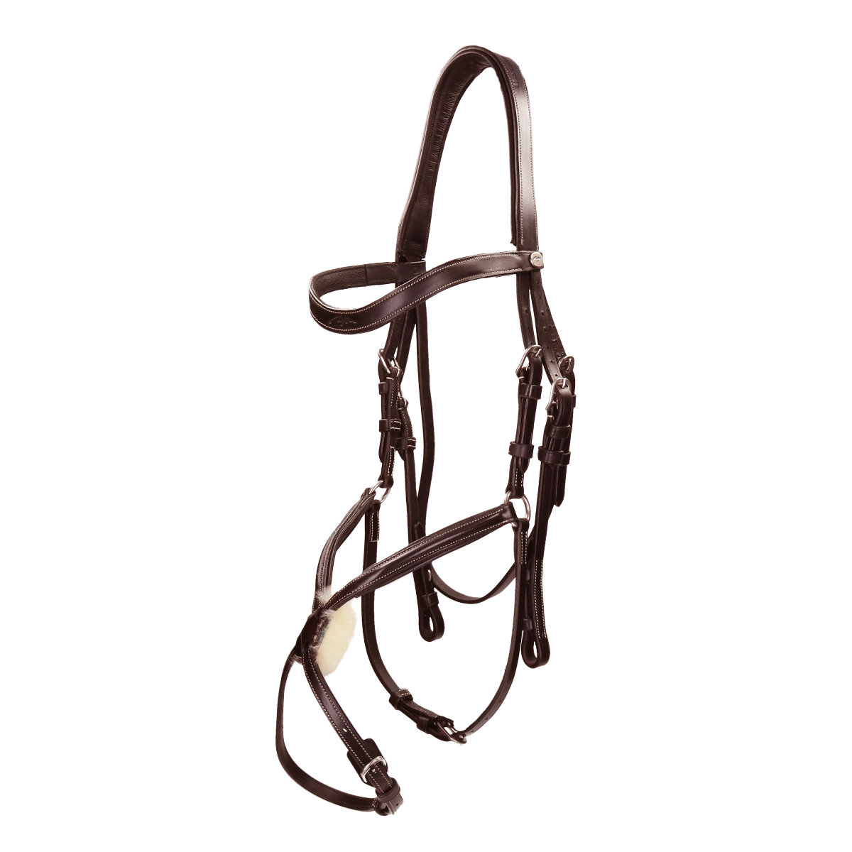 Hoofdstel Dy&apos;on Working Collection Fig. 8 Mexicaans Bruin, PONY in bruin