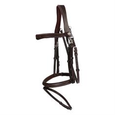 Hoofdstel Dy'on Working Collection Flash Noseband With Snap Hooks Bruin