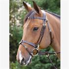 Hoofdstel Dy'on Working Collection Flat Leather With Snap Hooks Bruin