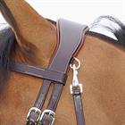Hoofdstel Dy'on Working Collection Flat Leather With Snap Hooks Bruin