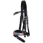 Hoofdstel Harry's Horse Diva Rainbow Zwart