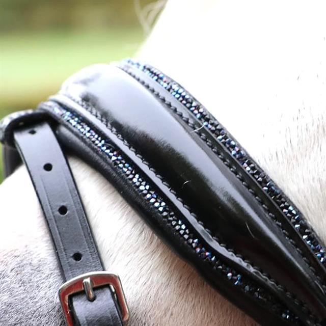 Hoofdstel HB Showtime Special A-Pony Zwart-blauw