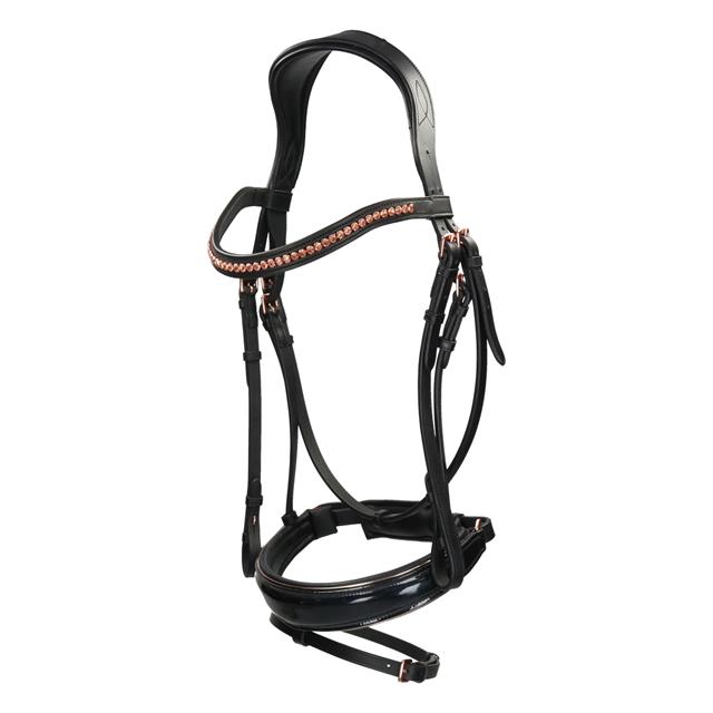 Hoofdstel HORSEGEAR HGBlush Zwart