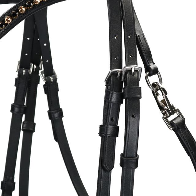 Hoofdstel HORSEGEAR HGLembut Soft Zwart