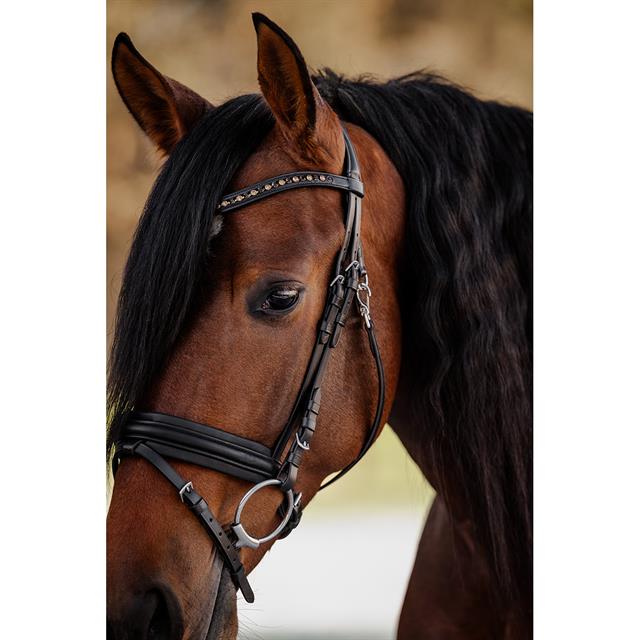 Hoofdstel HORSEGEAR HGLembut Soft Zwart