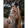 Hoofdstel LeMieux Kudos Dressage Lak Bruin-wit