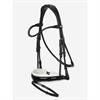Hoofdstel LeMieux Kudos Dressage Lak Zwart-wit