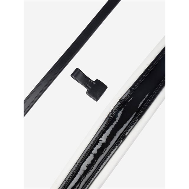 Hoofdstel LeMieux Kudos Dressage Lak Zwart-wit