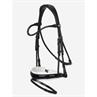 Hoofdstel LeMieux Kudos Dressage Lak Zwart-wit