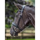 Hoofdstel LeMieux Kudos Dressage Lak Zwart-zwart