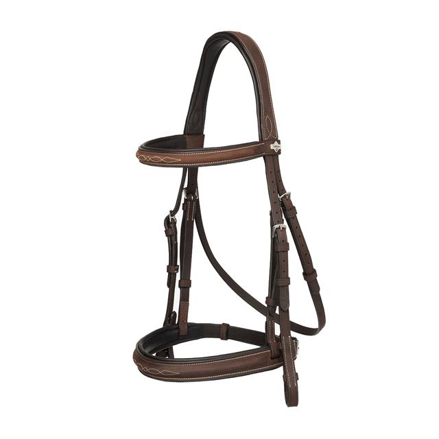 Hoofdstel LeMieux Stitched Hunter Bruin