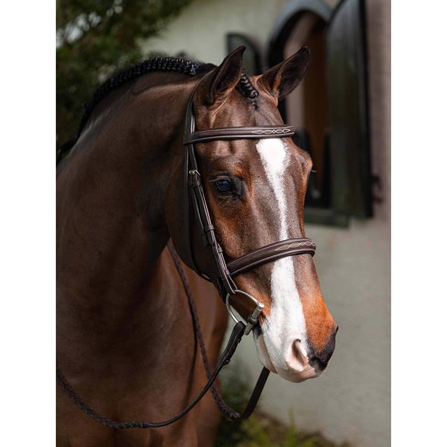 Hoofdstel LeMieux Stitched Hunter Bruin