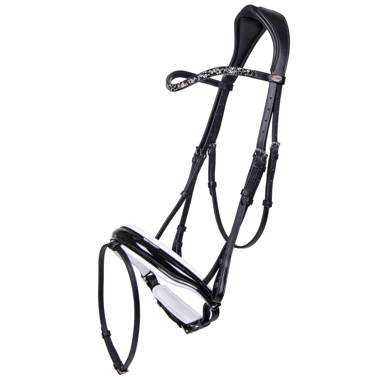 QHP Hoofdstel Lupine - maat Full - black/white