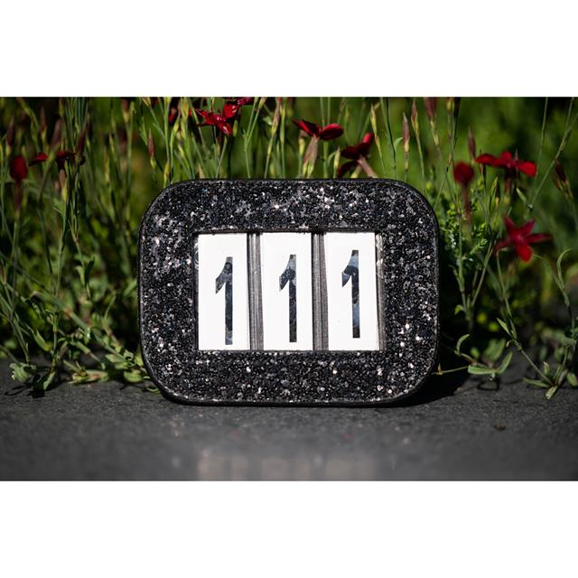 Hoofdstelnummer HB Showtime Glitter Zwart-zwart