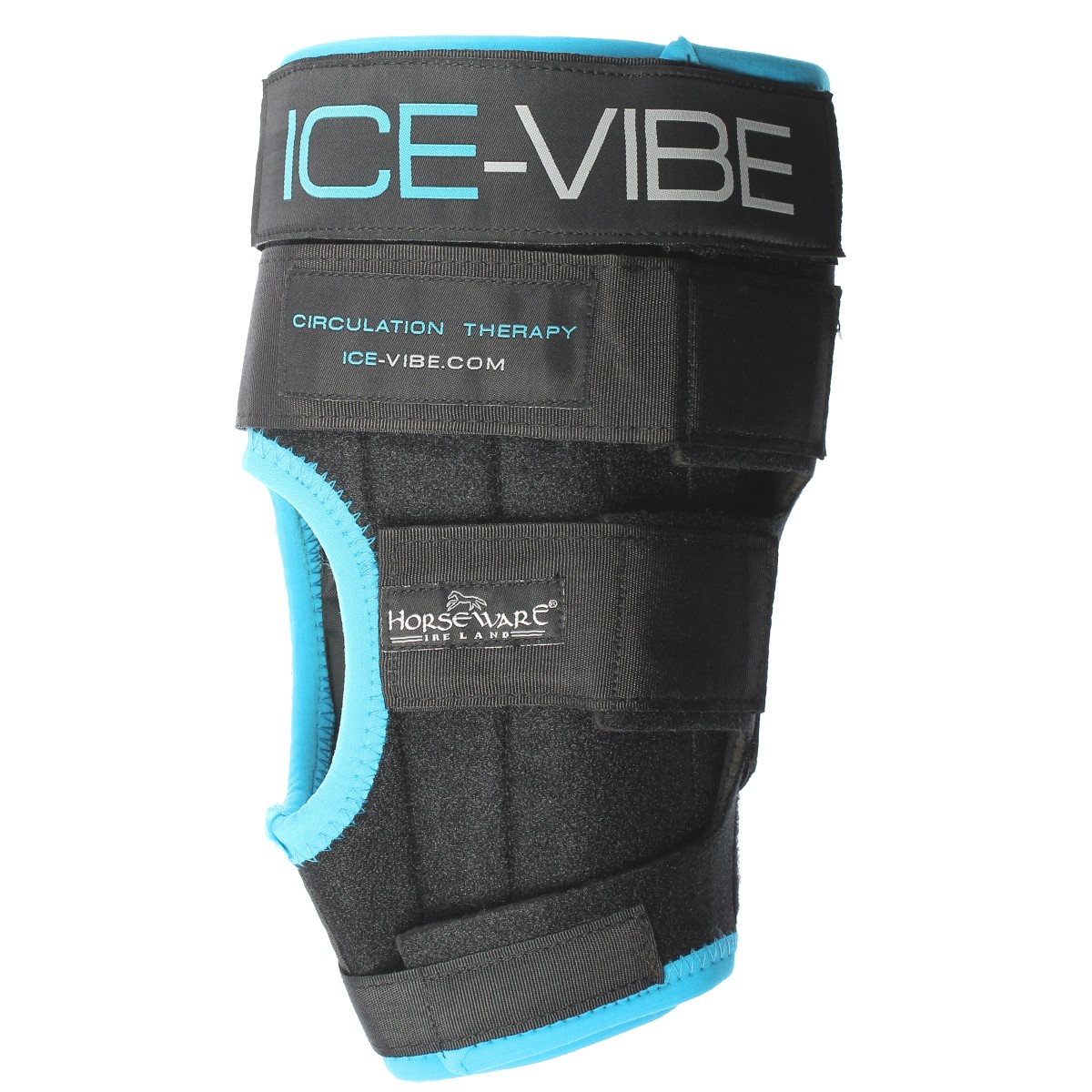 Ice-vibe Horseware Hock Wrap Zwart, PAARD in zwart