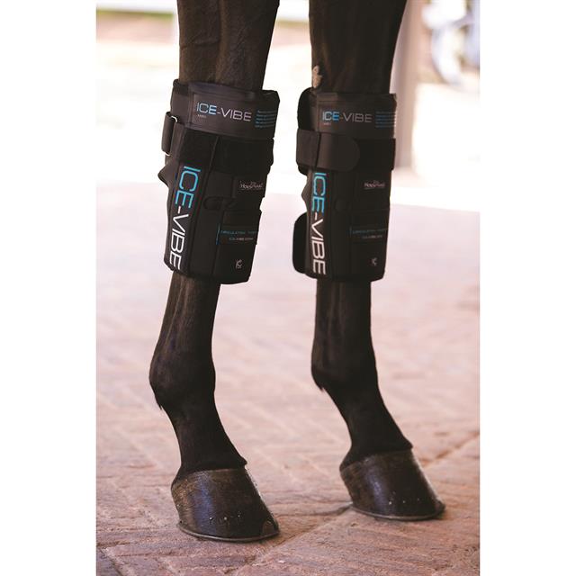 Ice-Vibe Horseware Knee Wrap Zwart