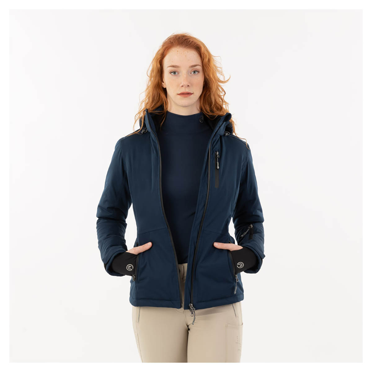 Jas Anky Technical Donkerblauw, L in donkerblauw