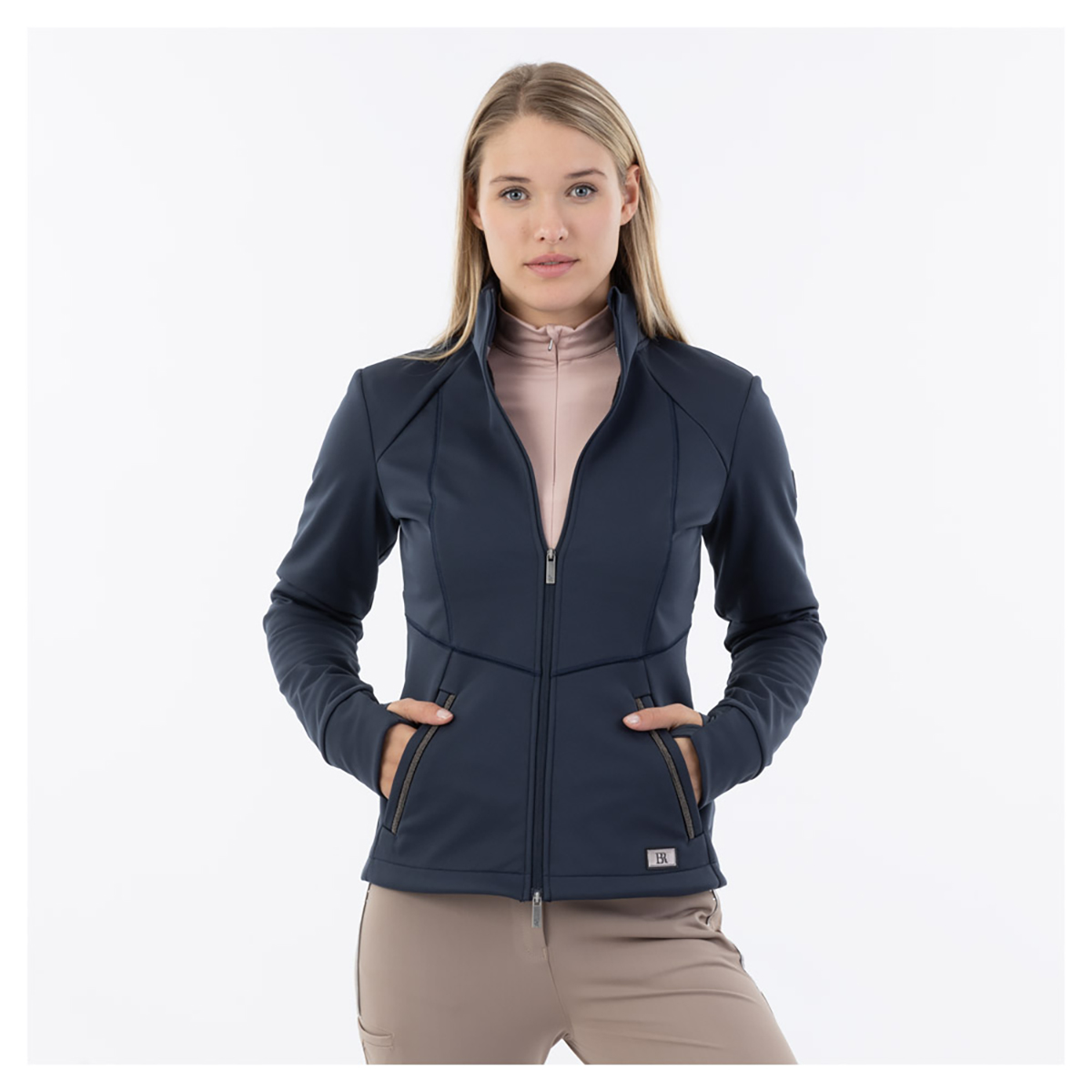 Jas Br Debby Donkerblauw, L in donkerblauw