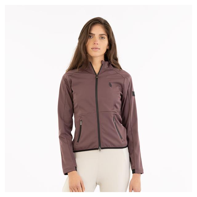 Jas BR Softshell Inge Donkerpaars