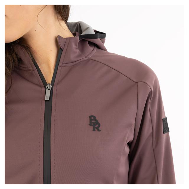 Jas BR Softshell Inge Donkerpaars