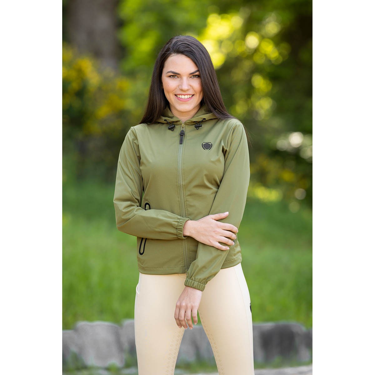 Jas Covalliero Hoody Groen, M in groen