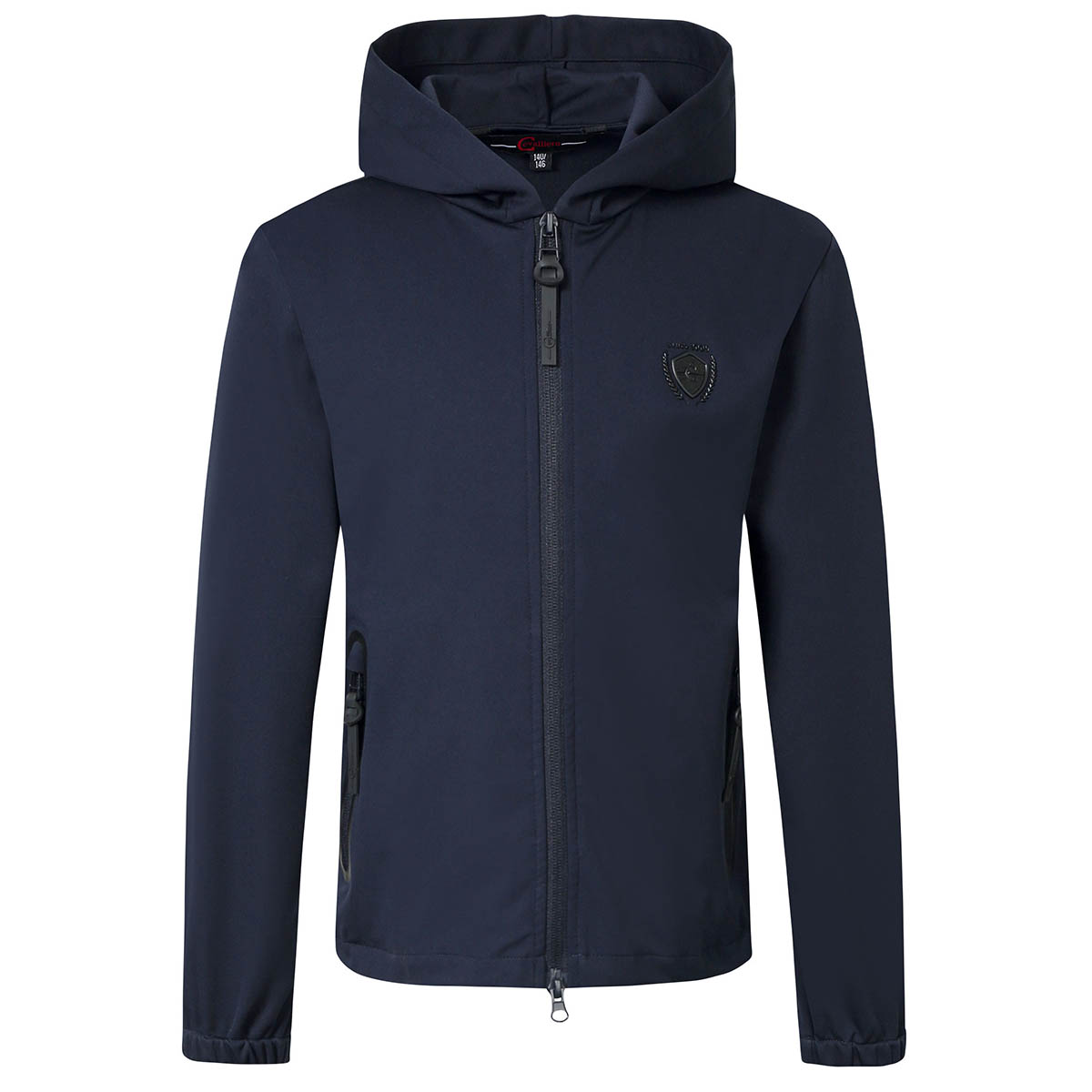 Jas Covalliero Hoody Kids Donkerblauw, 128/134 in donkerblauw