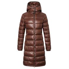 Jas Covalliero Quilted Long Bruin