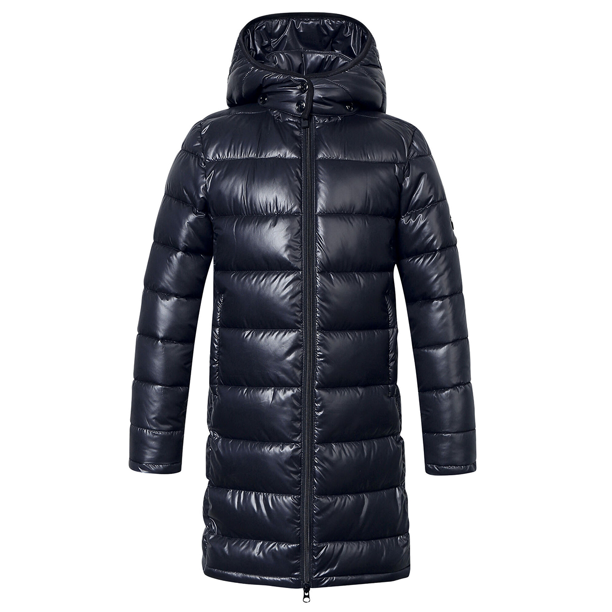 Jas Covalliero Quilted Long Kids Donkerblauw, 128-134 in donkerblauw
