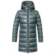 Jas Covalliero Quilted Long Kids Middenblauw