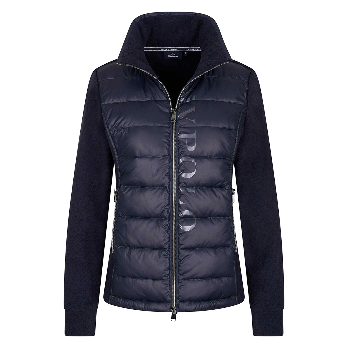 Jas Hv Polo Hvpdelia Fleece Donkerblauw, XL in donkerblauw