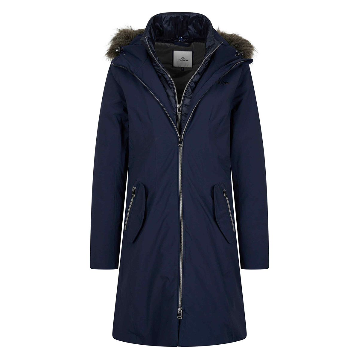 Hv Polo Jas Hvpisa Long Donkerblauw - l