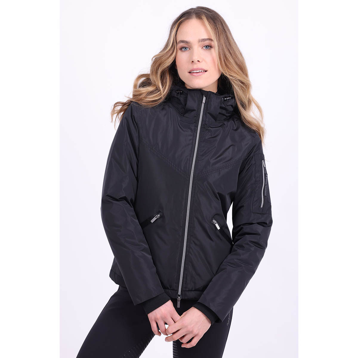 Jas Imperial Riding Irhlucky Zwart, M in zwart