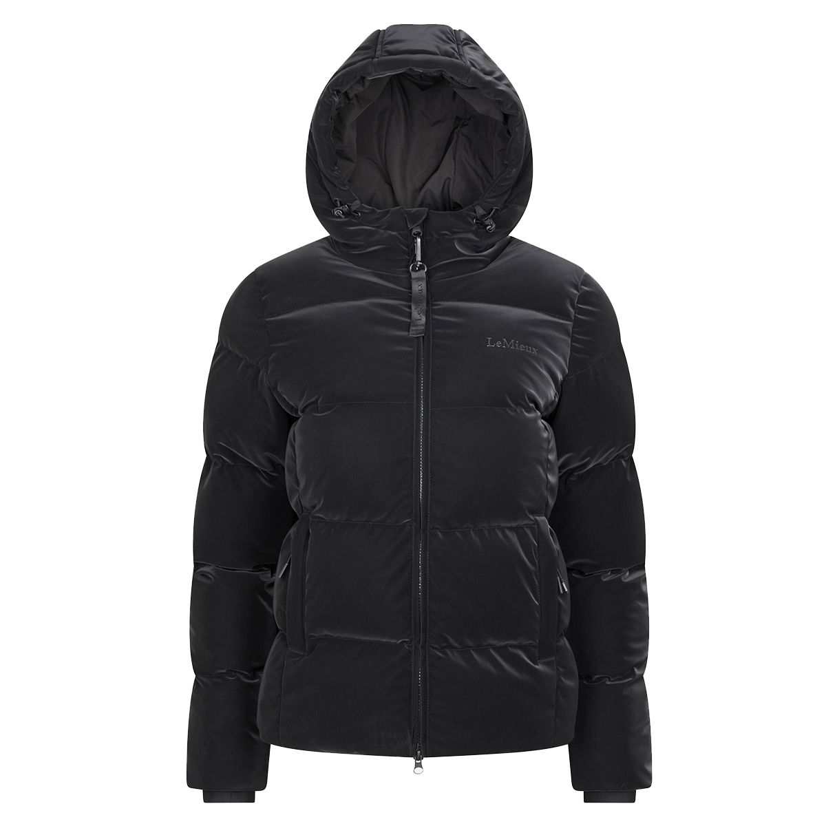 LeMieux Jacket Lena Puffer Black - 42 | Zwart | Winterkleding ruiter