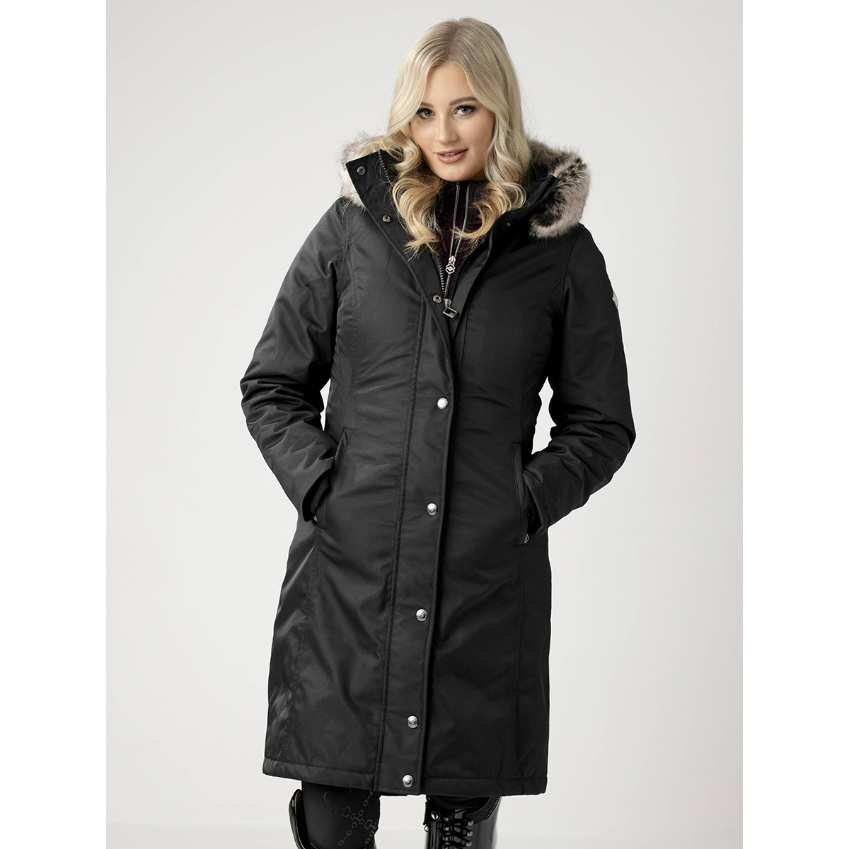 LeMieux Waterdichte Riding Coat Winterjas - maat 38 - black