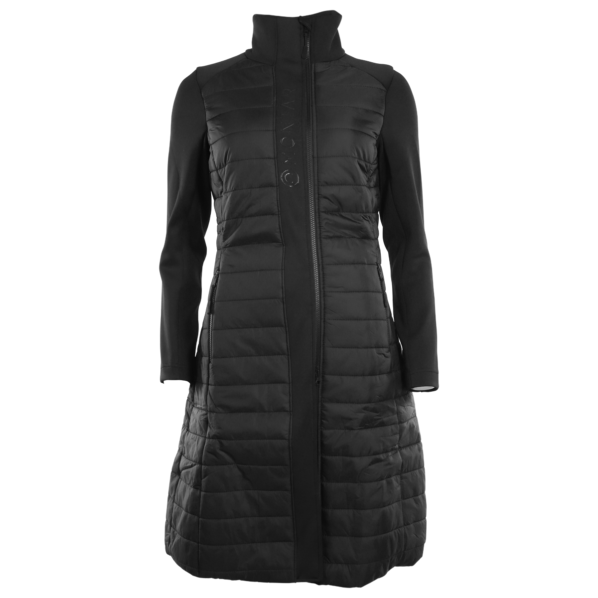 Montar Long Emma Hybrid Jacket - maat XL - black