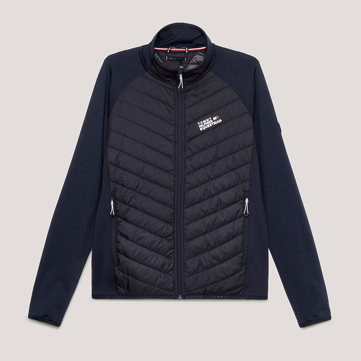 Tommy Hilfiger Equestrian Thermo Hybrid Jacket Desert Sky - Desert Sky - Maat L