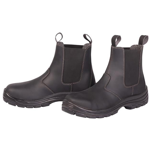 Jodhpurs Harry's Horse Leather Safety Toe Zwart