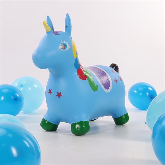 Jumpy Unicorn Epplejeck Blauw