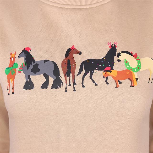 Kersttrui Epplejeck EJChristmas Vibe Beige