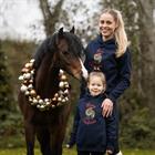 Kersttrui Epplejeck EJCMerry Christmas Hoodie Donkerblauw
