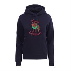 Kersttrui Epplejeck EJCMerry Christmas Hoodie Donkerblauw