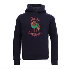 Kersttrui Epplejeck EJCMerry Christmas Hoodie Kids Donkerblauw